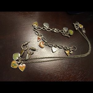 Vintage Brighton Piccadilly Hearts Jewelry Set